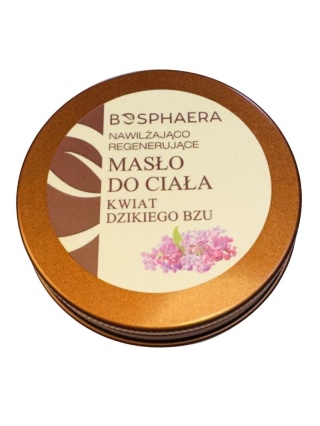 Nawilżająco regenerujące masło do ciała Kwiat dzikiego bzu 50 g - Bosphaera