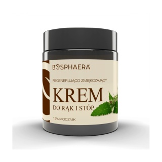Regenerująco-zmiękczający krem do rąk i stóp (szkło) 100 g - Bosphaera