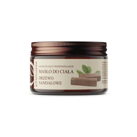 Nawilżająco regenerujące masło do ciała Drzewo sandałowe 200 g - Bosphaera, produkt