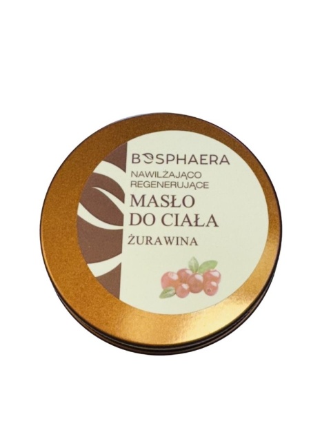 Nawilżająco regenerujące masło do ciała Żurawina 50 g - Bosphaera, produkt
