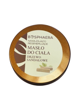 Nawilżająco regenerujące masło do ciała Drzewo sandałowe 50 g - Bosphaera