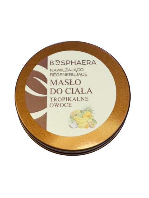 Nawilżająco regenerujące masło do ciała Tropikalne owoce 50 g - Bosphaera, produkt