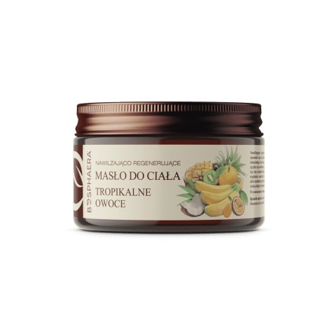 Nawilżająco regenerujące masło do ciała Tropikalne owoce 200 g - Bosphaera, produkt