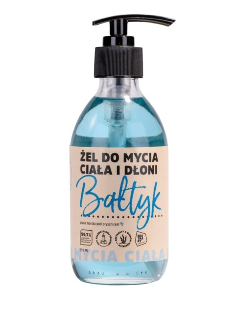 Żel do mycia ciała i dłoni Bałtyk 250 ml – Manufaktura Bursztynnika, produkt