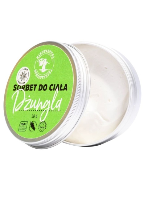 Sorbet do Dżungla 150 ml – Manufaktura Bursztynnika, prezentacja zawartości