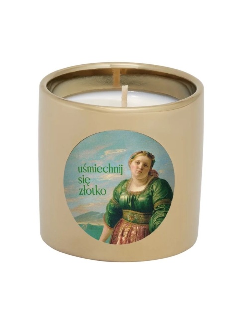 Świeca sojowa Uśmiechnij się złotko 150 g - Flagolie, produkt