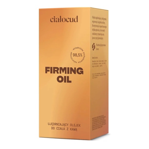 Ujędrniający olejek do ciała z Kawą 150 ml  – kartonik