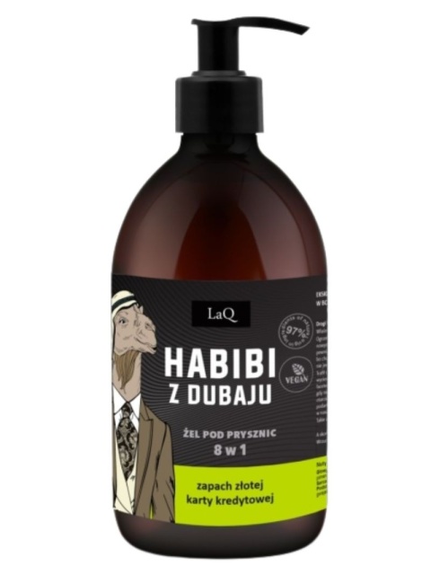 Żel pod prysznic Habibi z Dubaju o zapachu złotej karty kredytowej 500 ml  – LaQ, produkt