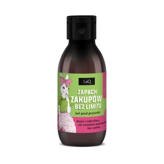 Żel pod prysznic Zapach zakupów bez limitu – kiwi i winogrona 100 ml– LaQ